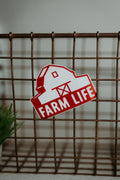 Sticker- Farm Life Red Barn