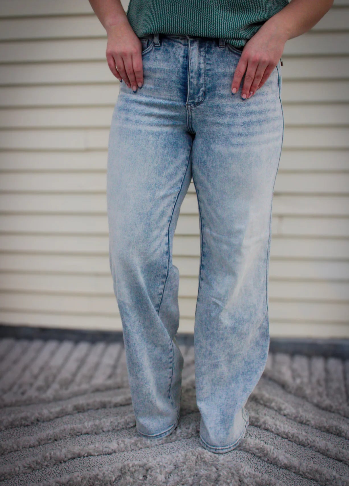 Judy Blue HW Tummy Control Retro Wide JB88867LT