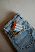 Thread Vertical Wallet (Wilson Blue/White)