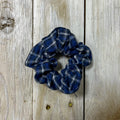 Hotline Navy Plaid Scrunchie