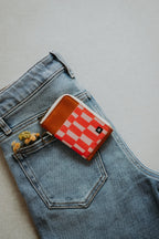 Thread Leather Zip Wallet (Scout Peach)