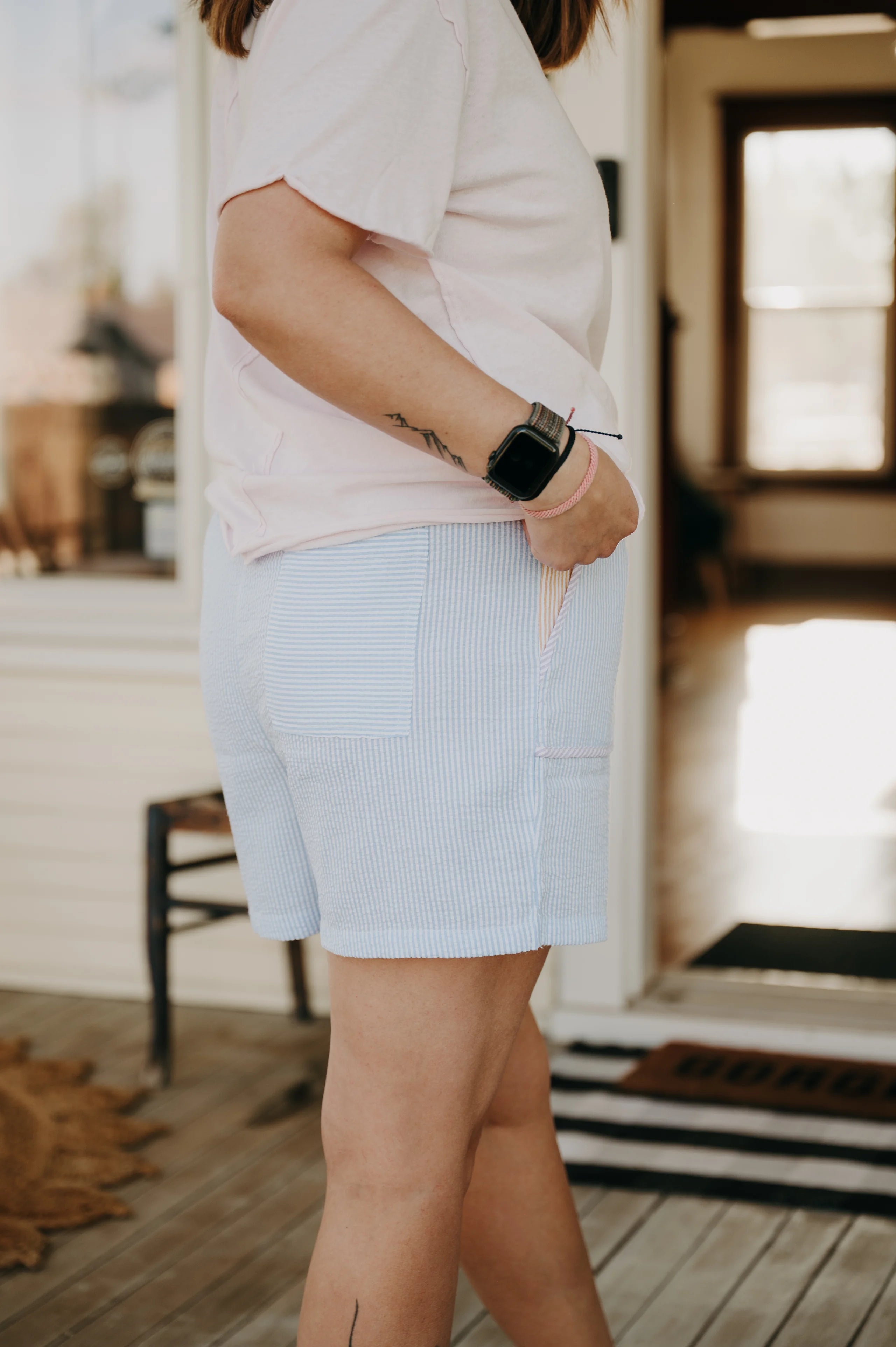 Flag & Anthem Bailey Seersucker Shorts
