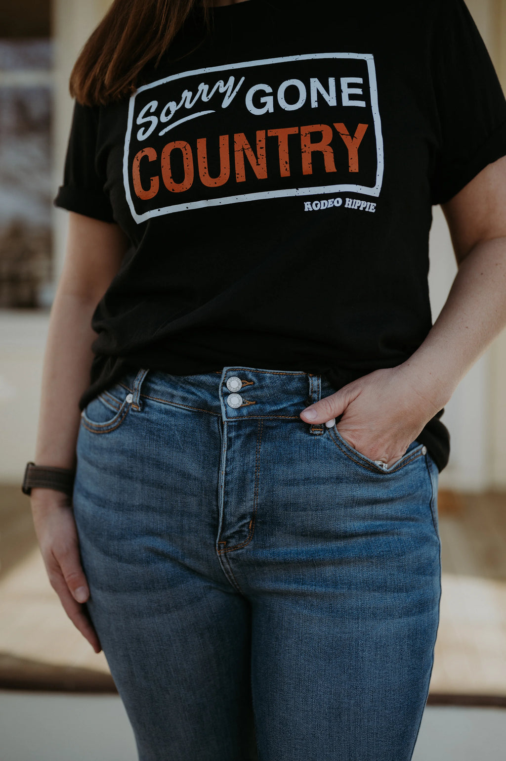 Rodeo Hippie "Sorry Gone Country" Unisex Tee