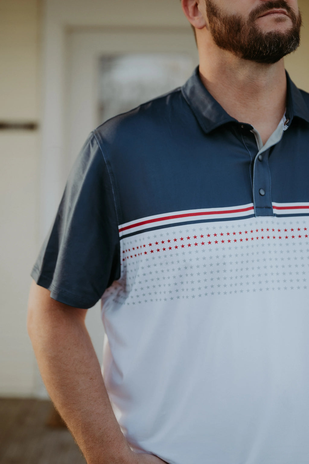 Flag & Anthem Banner Star and Stripe Golf Tee