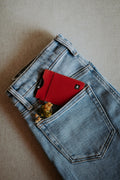 Thread Vertical Wallet (Red)