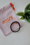 Zenzii Resin Beaded Bracelet Black