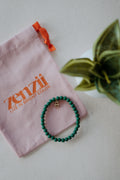 Zenzii Resin Beaded Bracelet Emerald