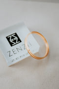 Zenzii Skinny Resin Bangle Beige