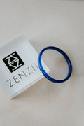 Zenzii Skinny Resin Bangle Cobalt