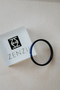 Zenzii Skinny Resin Bangle Navy