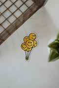 Stickers Smiley Face Balloons