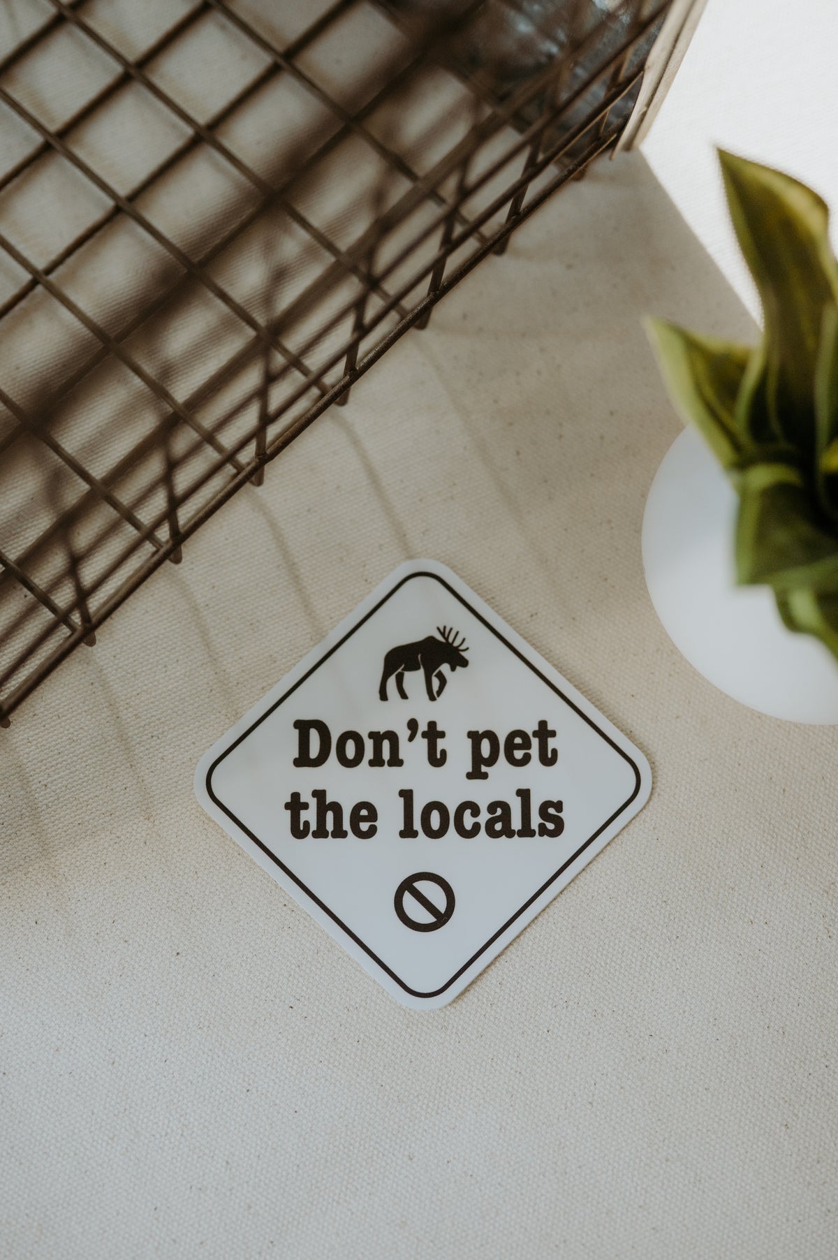Stickers Don't Pet The Locals