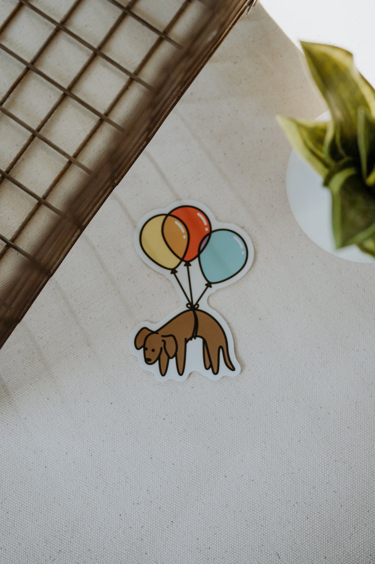 Stickers Balloon Dachshund