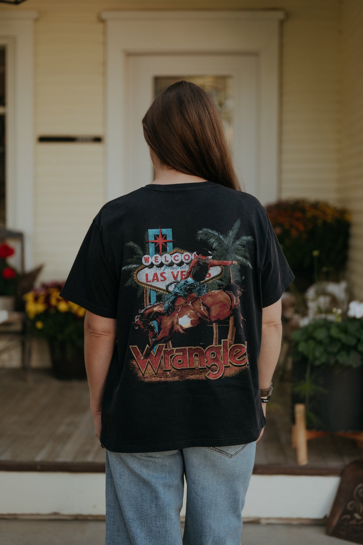 Wrangler Retro Black Las Vegas Tee Shirt