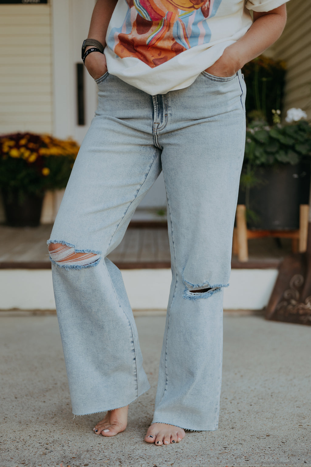 Hidden Logan High Rise Dad Jean