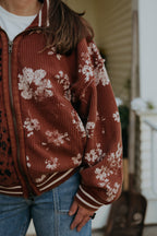 Free People Print Mix Cardigan Whisper Pink Combo