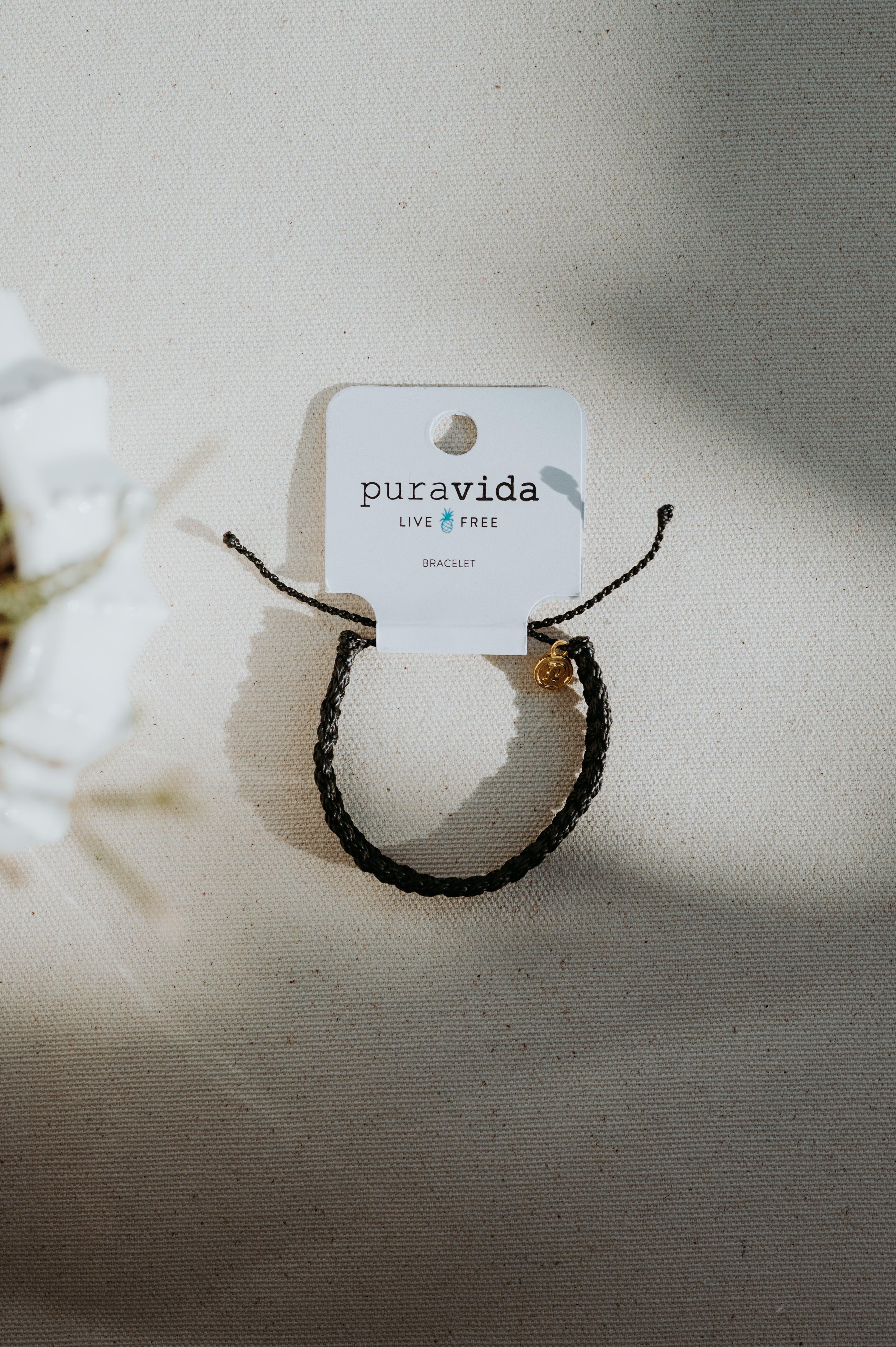 Puravida Bracelet Braided Black