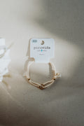 Puravida Bracelet Water Proof Gold Plated Stainless Steel and Cotton Cord