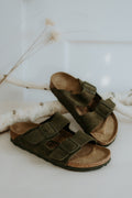 Birkenstock Arizona Suede Leather Thyme