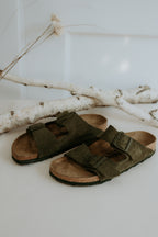 Birkenstock Arizona Suede Leather Thyme