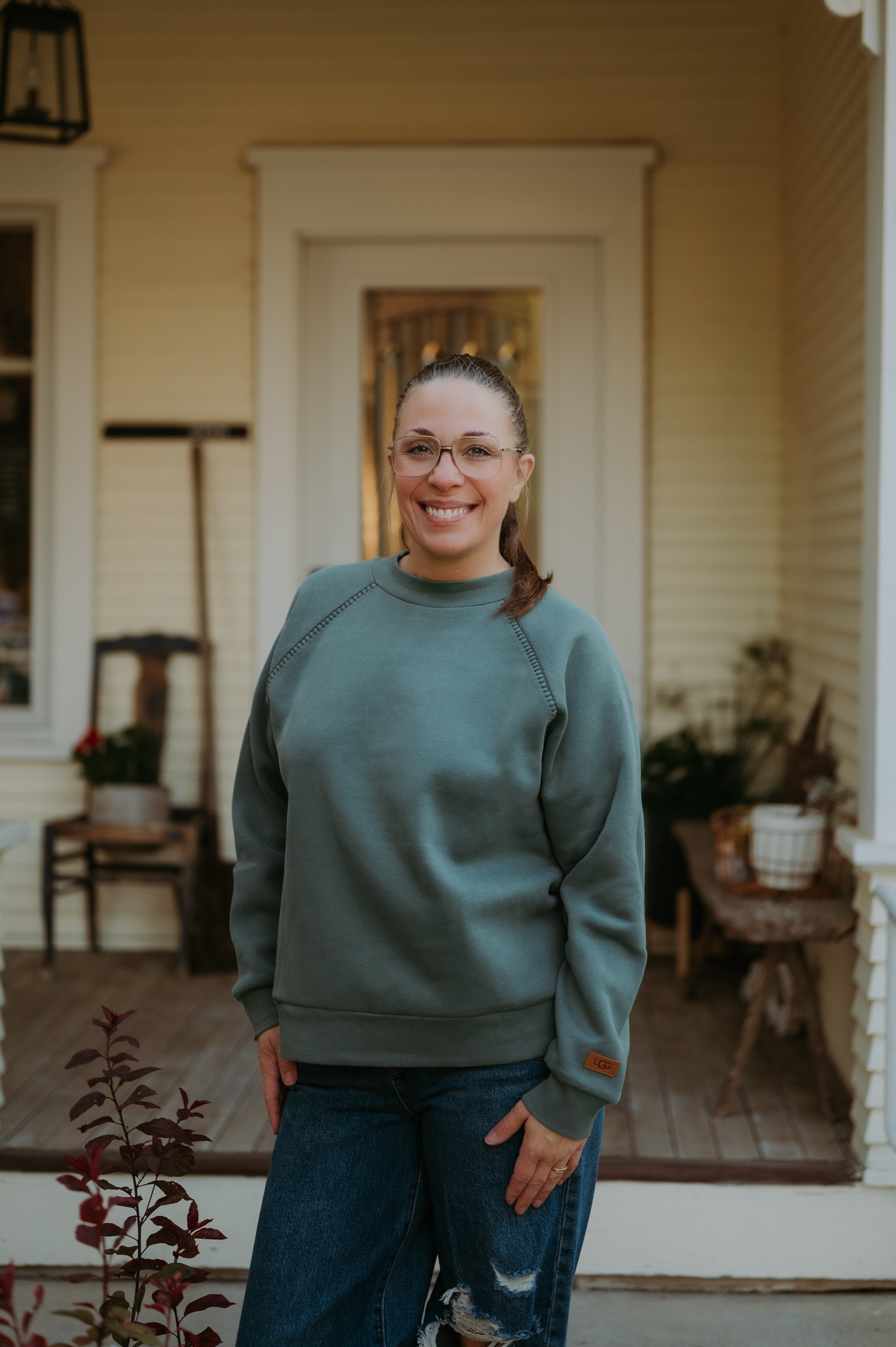 UGG Classic Crewneck Sweatshirt Green