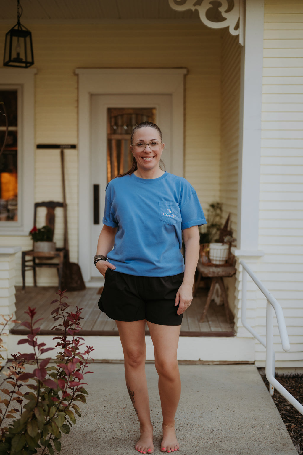 Local Boy Outfitters Local Girl Brewery Tee Light Blue