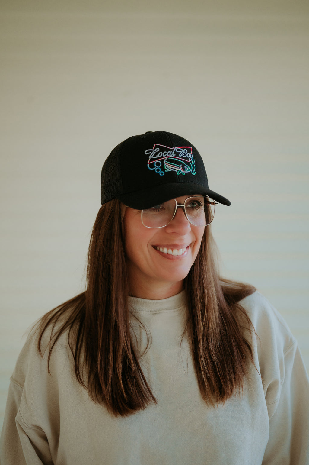 Local Boy Outfitters Bud Fish Neon Trucker Hat