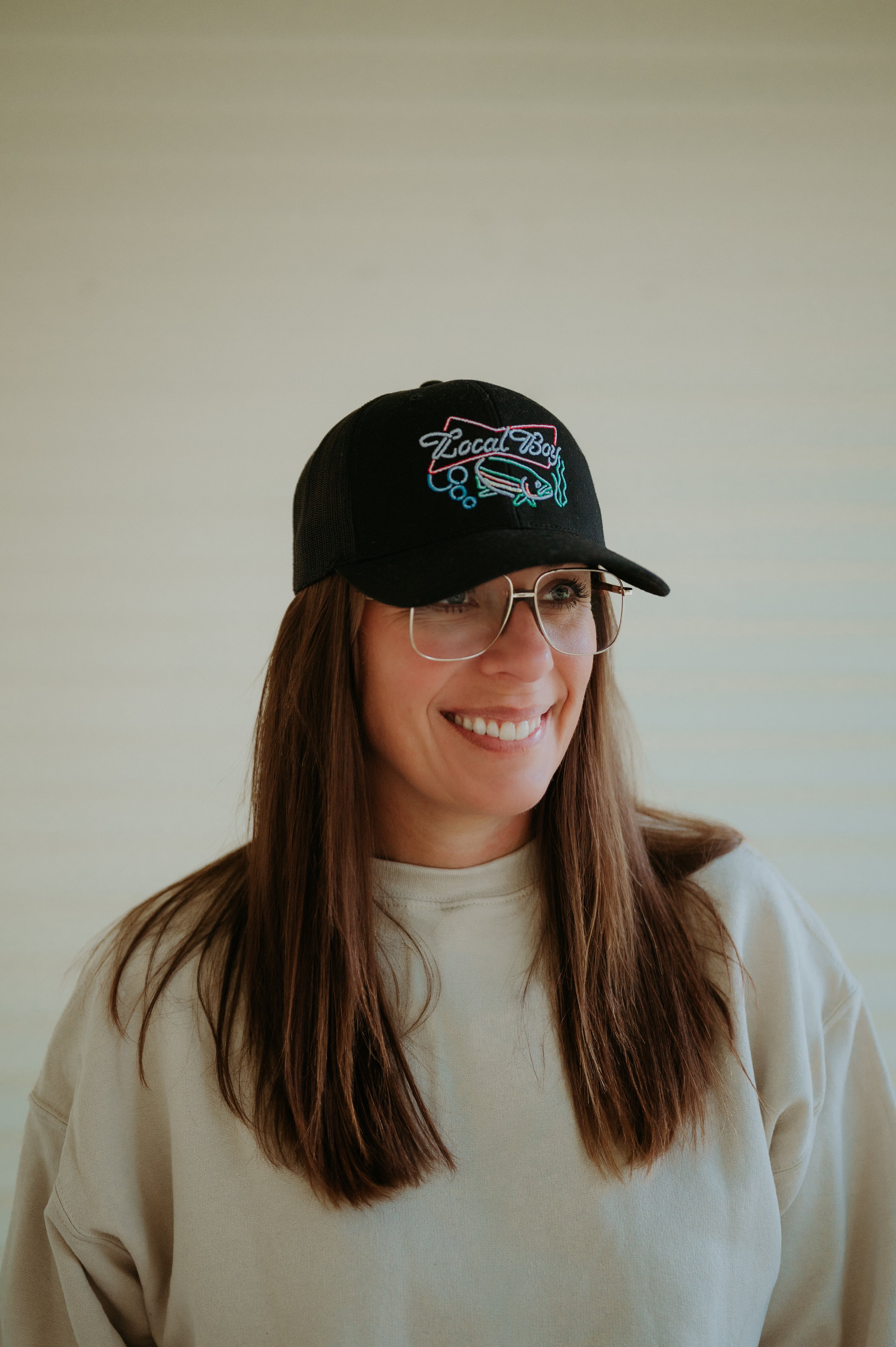 Local Boy Outfitters Bud Fish Neon Trucker Hat