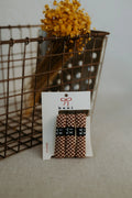 Kaxi Hair Ties - Small Checkered (Brown)