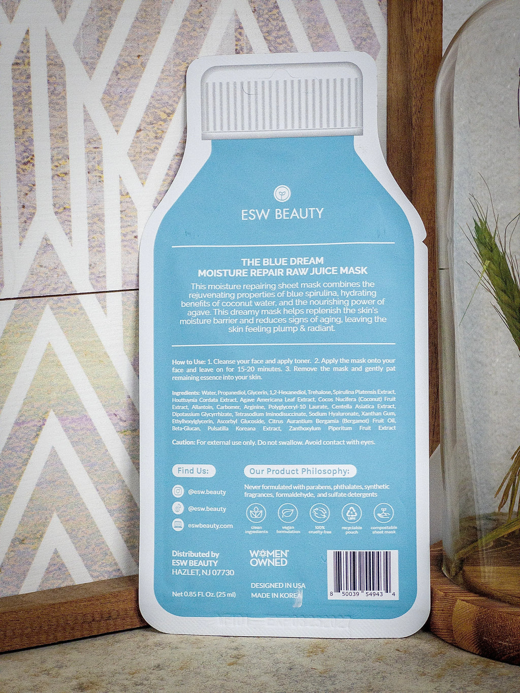 ESW The Blue Dream Moisturizing Raw Juice Mask