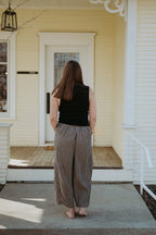 Free People- Striped Quinn Pant