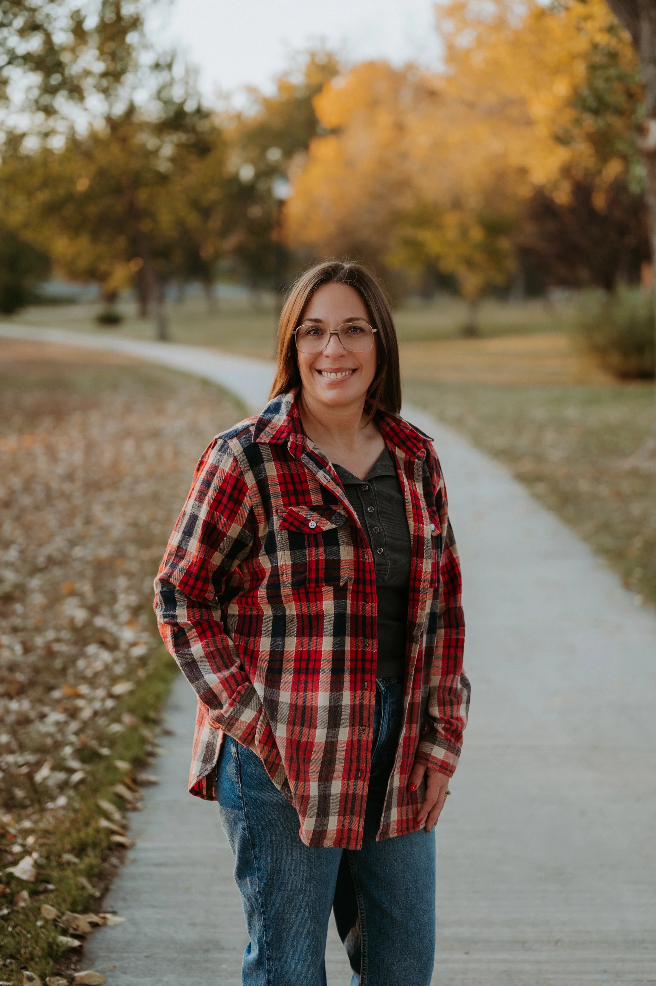 Panache Red, Navy and Tan Plaid Flannel