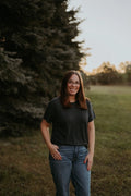 prAna Cozy Up SS Crew - Stormy Night Heather