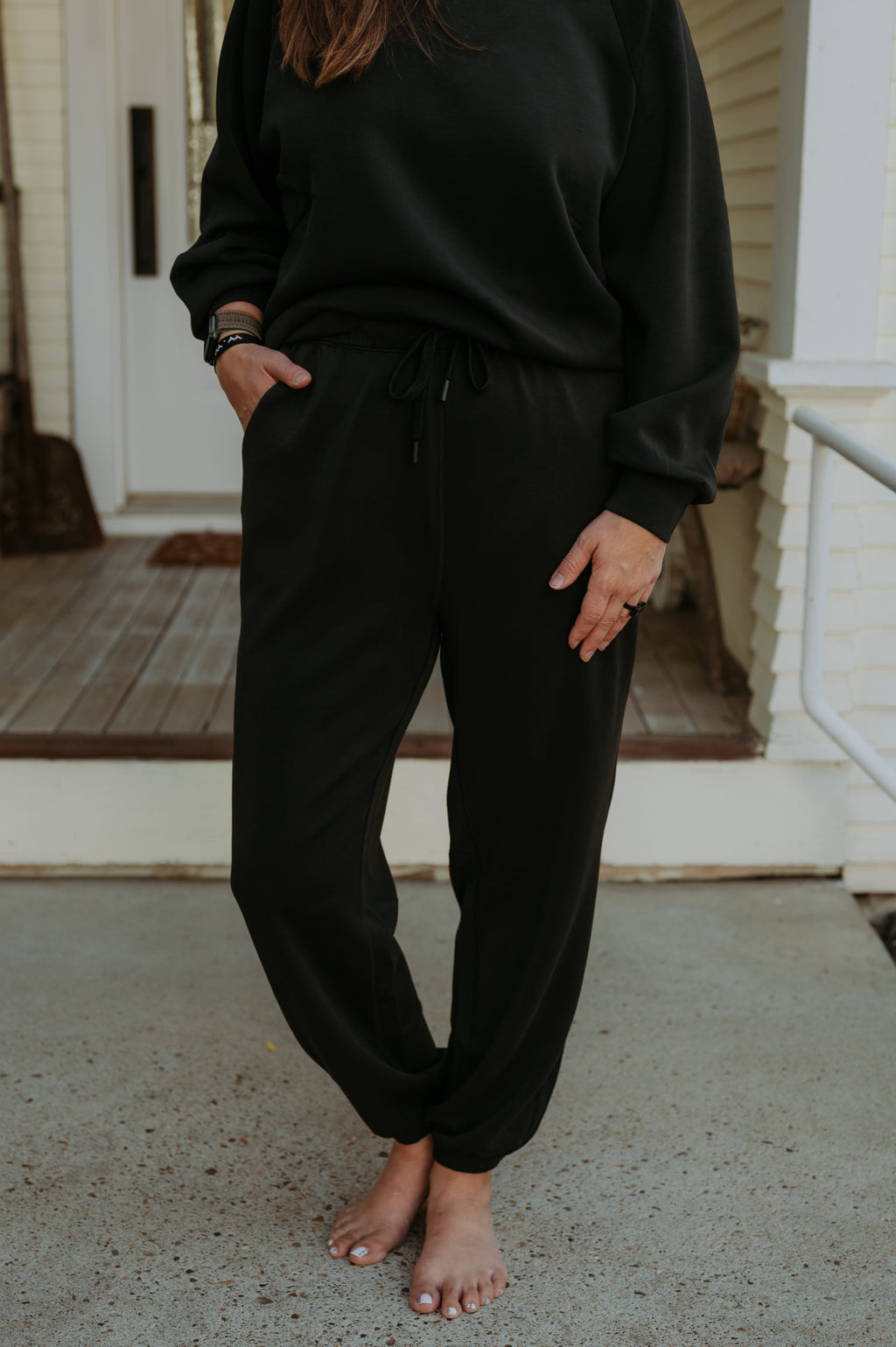 Prana Shea Soft Women's High Rise Jogger Black
