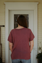 Prana Cozy Up SS Crew Newberry