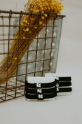 Kaxi  Skinny High Intensity Hair Ties Black (Pack of 6)