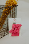Kaxi Bow Slick Back Ponytails (Pack Of 3) Hot Pink