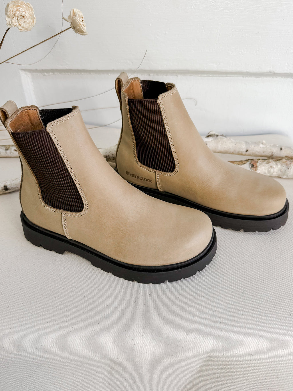 Birkenstock Highwood Chelsea  Slip On Mid Tabacco Brown