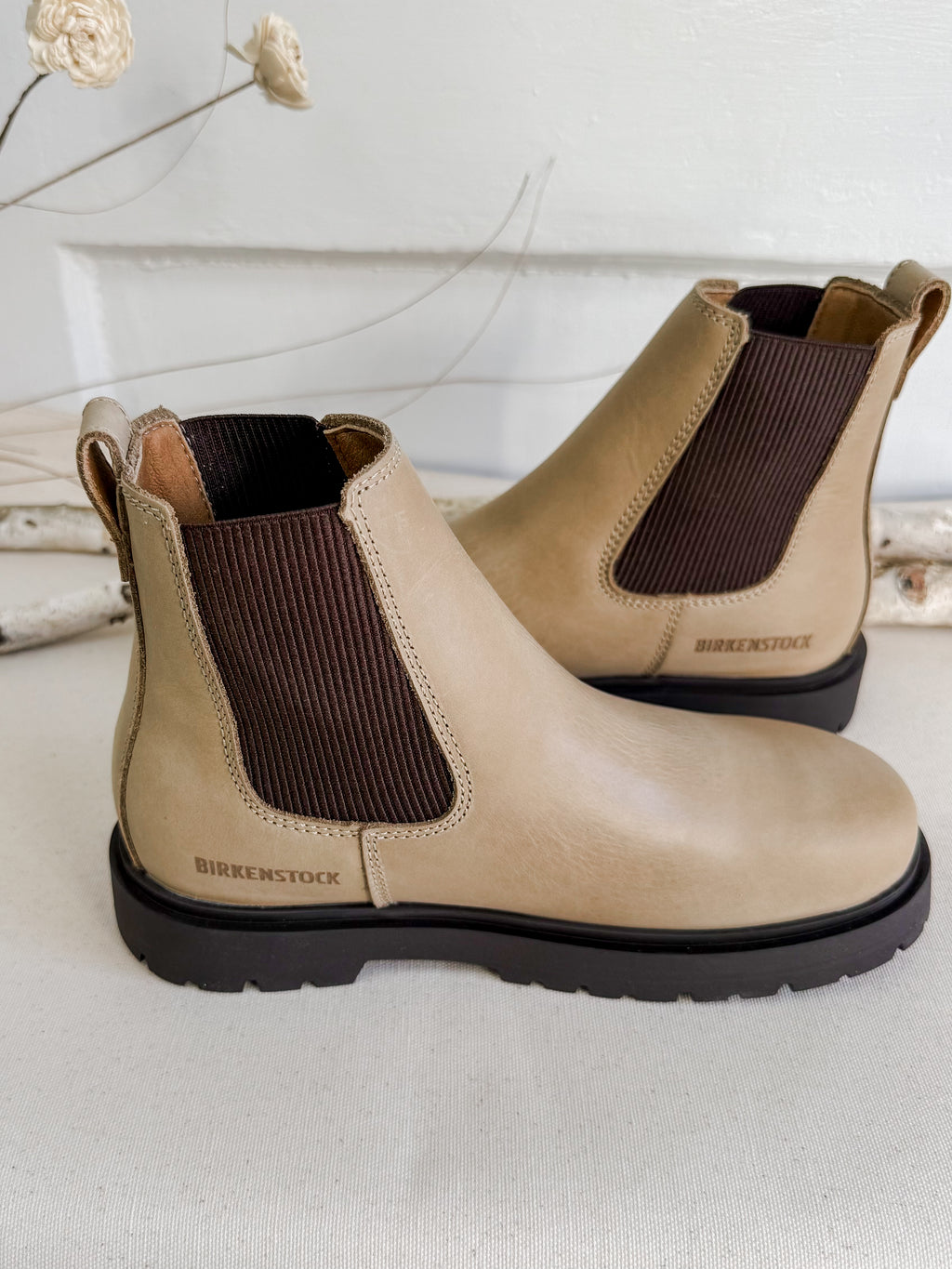 Birkenstock Highwood Chelsea  Slip On Mid Tabacco Brown