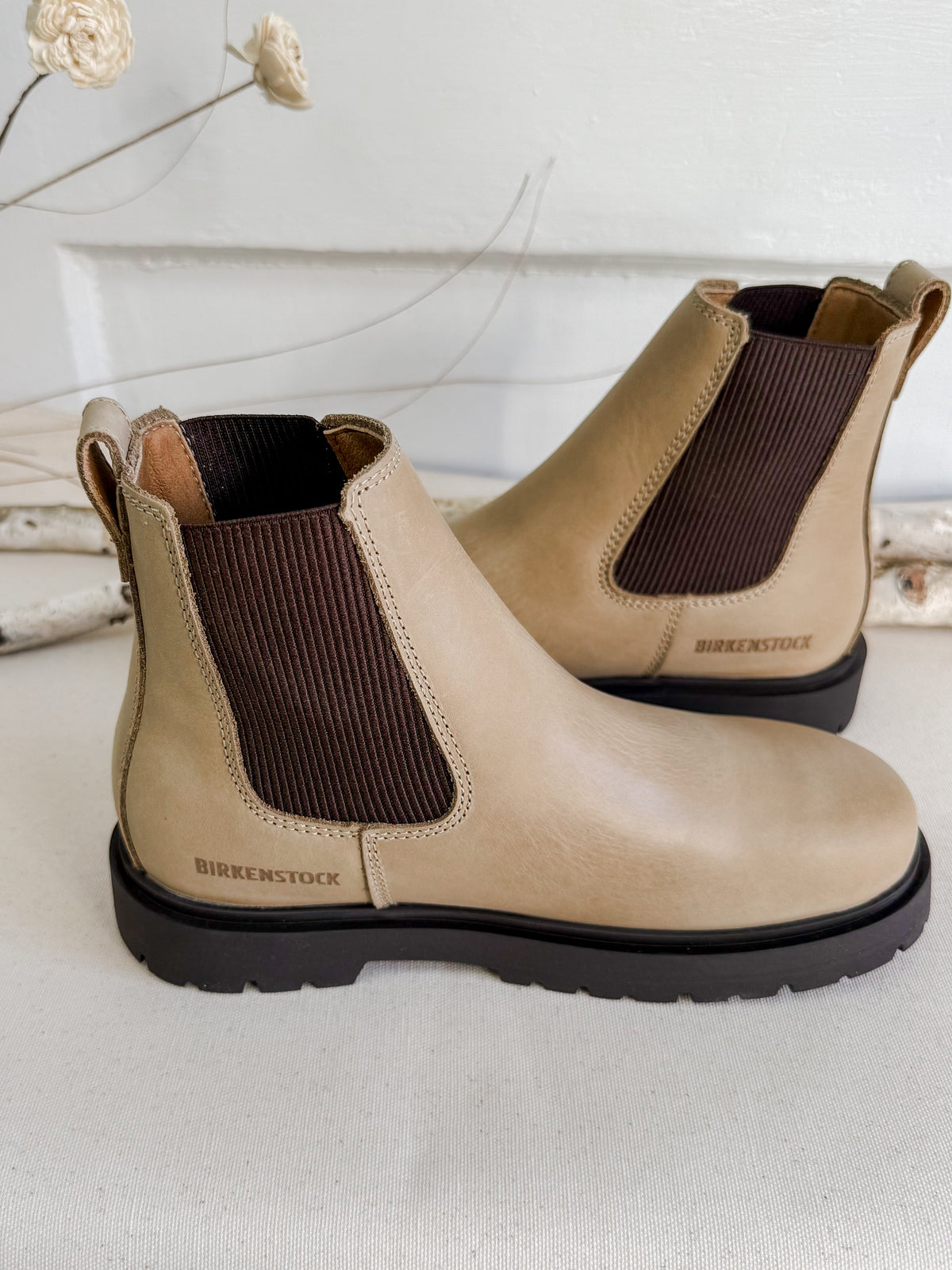 Birkenstock Highwood Chelsea  Slip On Mid Tabacco Brown