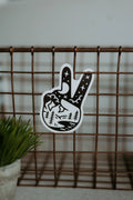Sticker- Peace Nighttime Mountain Scene