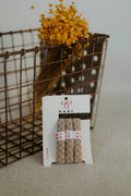 Kaxi Hair Ties - Small Checkered (Grey/Cream)