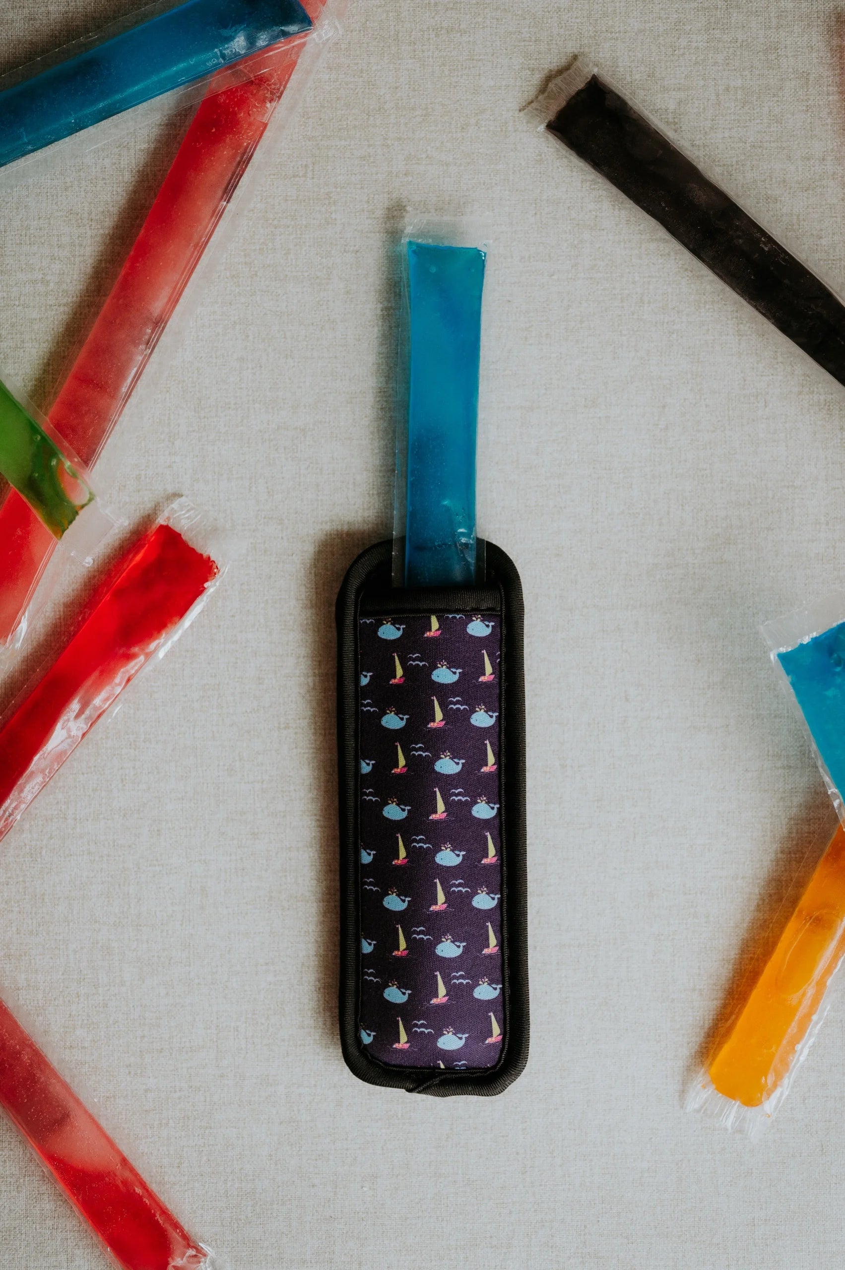 Popsicle Sleeve - Boats & Whales