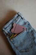 Thread Vertical Wallet (Mauve Purple)