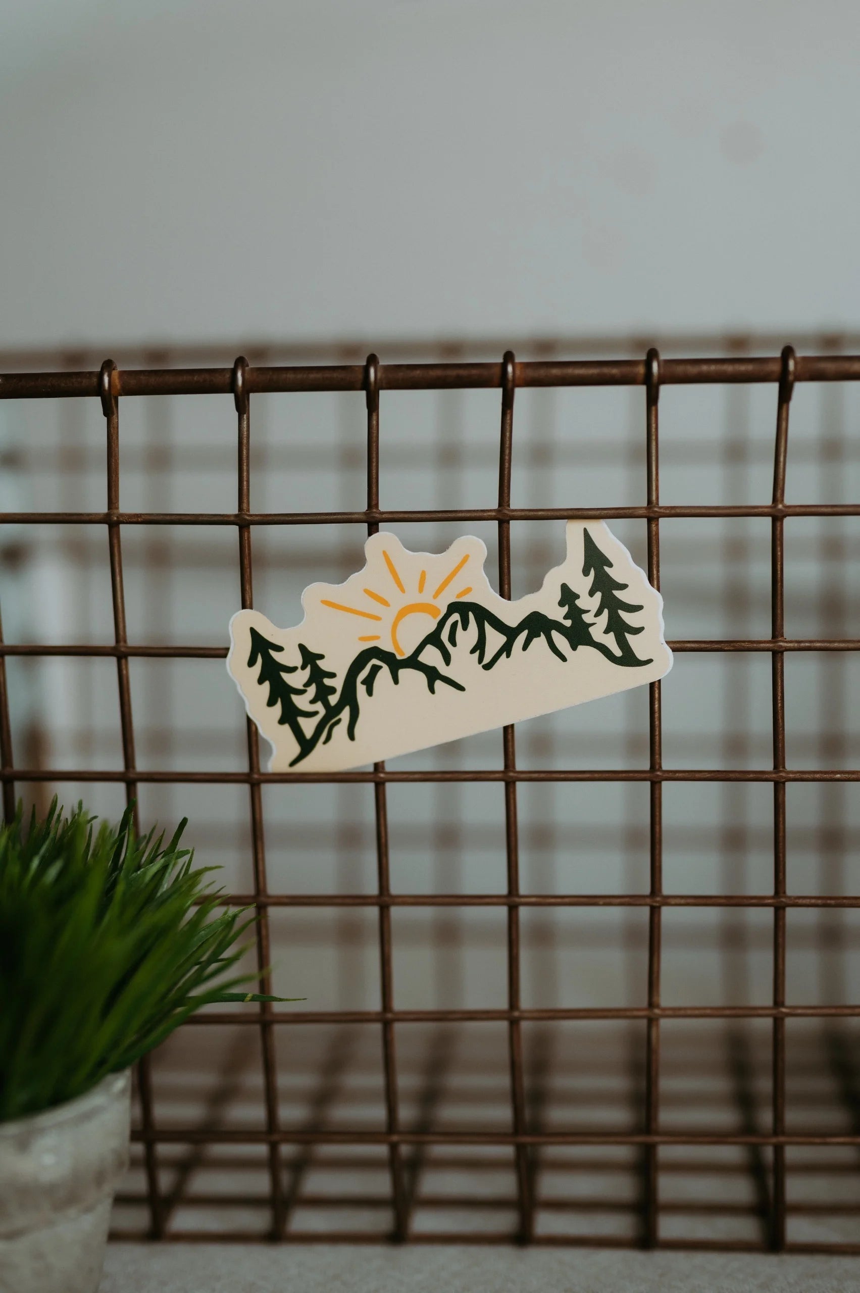 Sticker- Mountains with Sunrise
