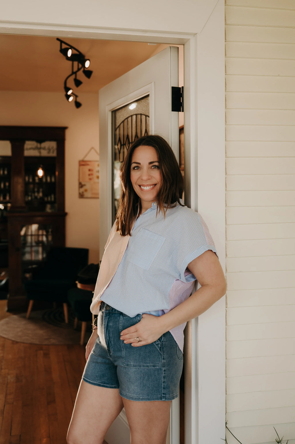 Flag & Anthem Ramona Seersucker Button Up