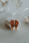 Sunward Half Moon Studs