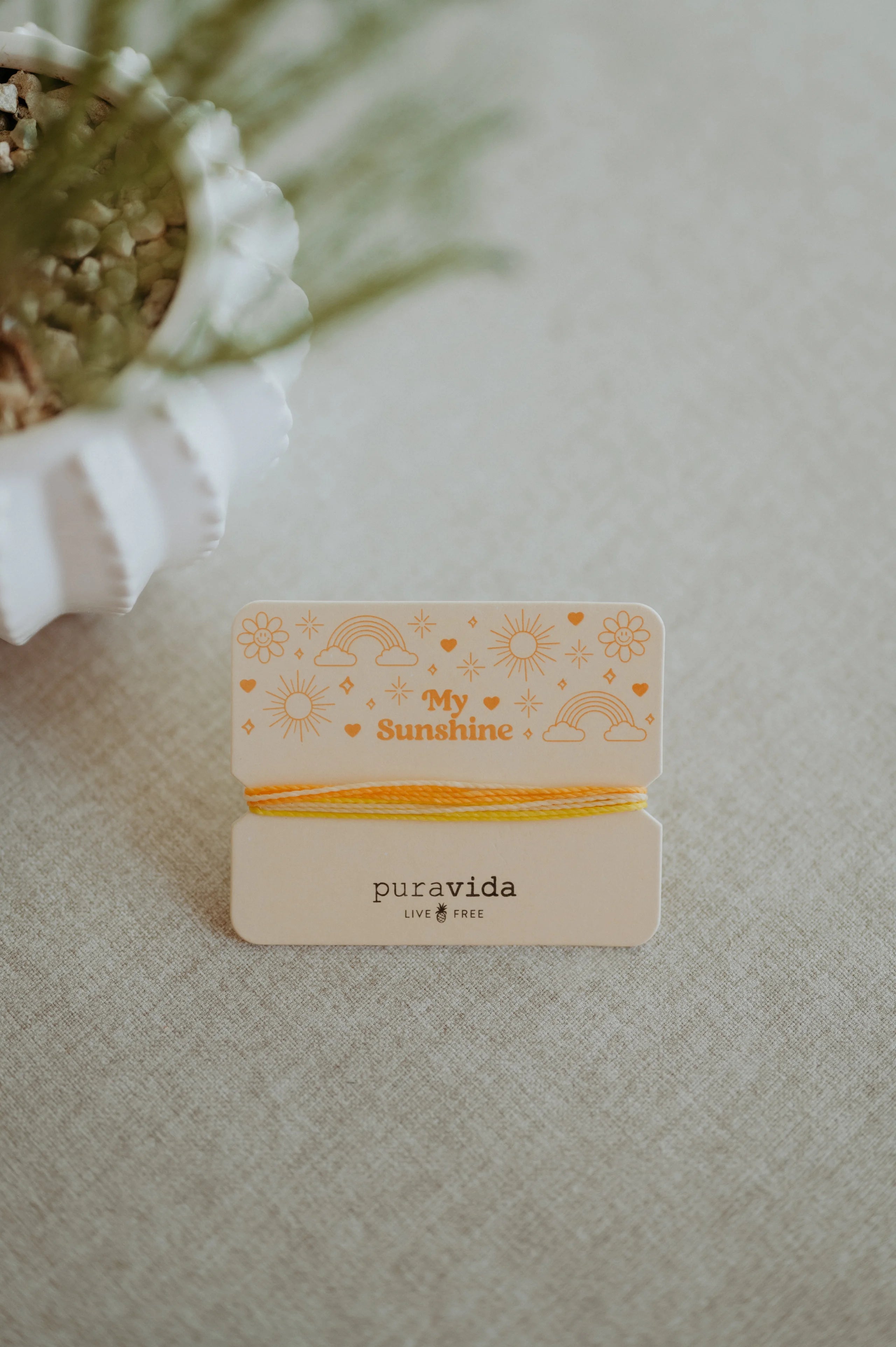 Puravida Bracelets Gift My Sunshine Card