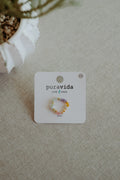 Puravida Ombre Rainbow Bead Stretch Ring xs/s