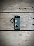 Thread Lip Balm Holder (Wavy Green/White)